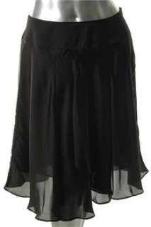 Sunny Leigh NEW Plus Size A line Skirt Black BHFO Sale 16W  