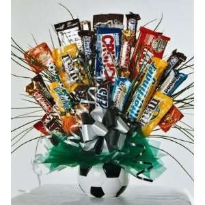 Soccer Sweets Candy Bouquet  Grocery & Gourmet Food