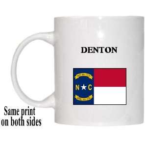  US State Flag   DENTON, North Carolina (NC) Mug 