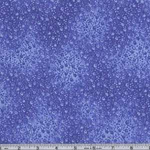  45 Wide Fusions Floral Cornflower Fabric By The Yard 