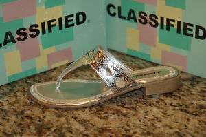 Classified Conrad H Silver Sandal Close Out $9.99  