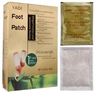   100 Upgrade Body Detox Detoxify Foot Pad Pads Patch Gold Foil Package