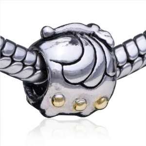 com Pandora Style Bead Fish European Charm Bead Fits Pandora Bracelet 