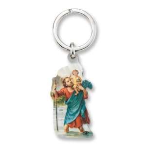  St. Christopher Key Ring with Bonella Picture (1435 620 