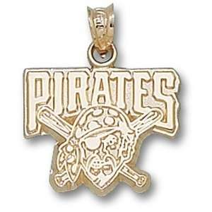  Pittsburgh Pirates MLB Club Logo 9/16 Pendant (14kt 