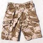 british army desert camo shorts issued grd 1 location united