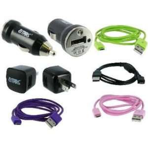 EMPIRE Family Pack 4 Multi Color Micro USB Data Transfer Sync Cables 