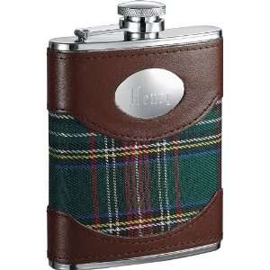   Cloth Wrapped Hip Flask   Free Engraving 