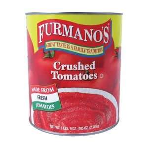 Furmanos Crushed Tomatoes 6   #10 Cans Grocery & Gourmet Food