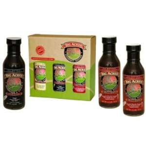 Big Acres Hot & Spicy BBQ Sauce and Ginger Teriyaki Marinade Gift Pack 