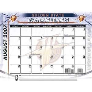 Golden State Warriors 2007 08 22 x 17 Academic Desk Calendar  