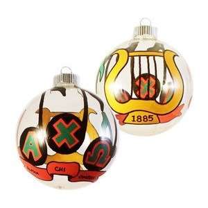  Alpha Chi Omega Music Notes and Lyre Ornament