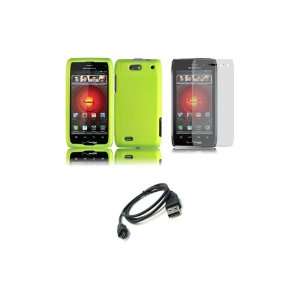 Motorola DROID 4 (Verizon) Premium Combo Pack   Neon Green 