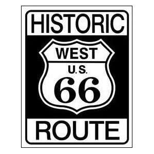  HISTORIC ROUTE 66 NOSTALGIC TIN SIGN