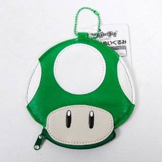 Super Mario Bros. Mushroom Mini Wallet Purse Green