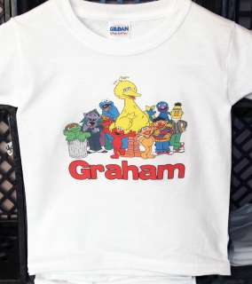 Personalized Sesame Street Shirt  