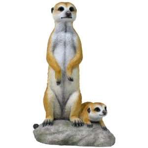  Meerkat and Baby Meerkat Sculpture Toys & Games