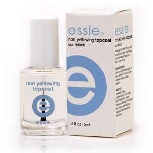  Essie Non Yellowing Topcoat .5oz / 15 ml Beauty