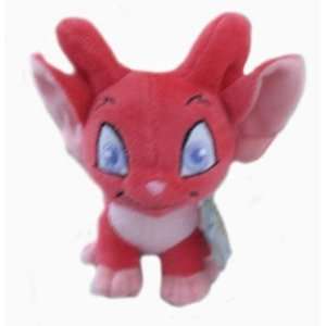  Neopets Series 5 Red Acara Plush with Keyquest Code Toys 