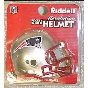 New England Patriots NFL Pocket Pro Single Football Helmet 