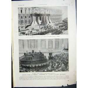  Lisbon National Assembly Portugal French Print 1935