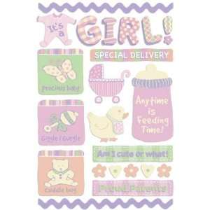   Girl Cardstock Scrapbook Stickers (10597) Arts, Crafts & Sewing