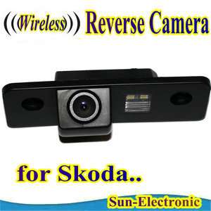 WIRELESS Car Rear View Reverse Camera for SKODA ROOMSTER OCTAVIA TOUR 