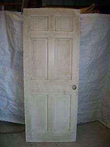 Antique Solid Wood 6 panel Door  