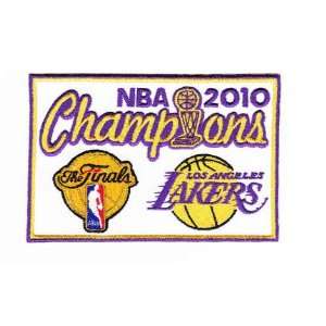 Los Angeles Lakers 2010 NBA Championship Patch (Set of 2)  
