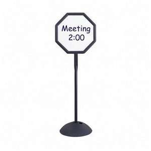  Safco® Double Sided Sign, Magnetic/Dry Erase Steel, 19 1 