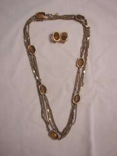 SARAH COVENTRY NECKLACE & EARRING SET  