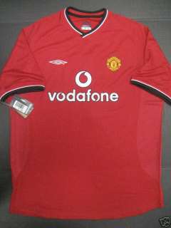 NWT Umbro Authentic 2000 Manchester United Jersey S  