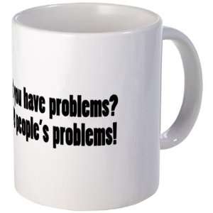 100 Peoples Problems Funny Mug by   Kitchen 