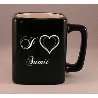 Laser Engraved Coffee Mug with I Love Sumit  SHOPZEUS For the Home 