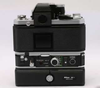Rare Nikon F2 F 2 Silver Film Camera & MD 2 & MB 1 High Speed Motor L 