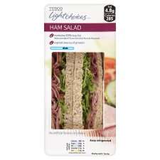 Tesco Light Choices Ham Salad Sandwich   Groceries   Tesco Groceries