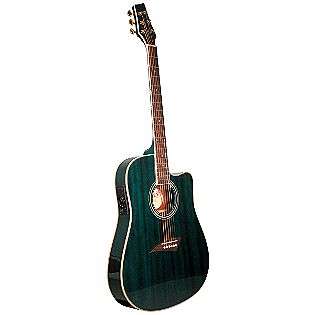 Thin Body Acoustic/Electric Guitar  Kona Guitars Toys & Games Musical 