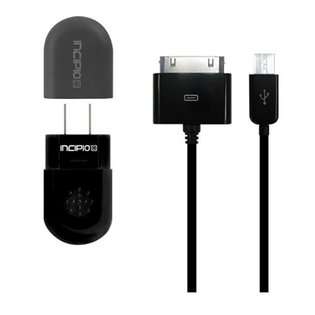 Incipio 2 Port Wall Charger for iPod, iPhone and iPad 