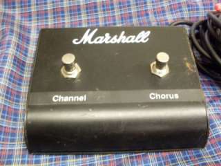 Marshall Two Button Guitar Amplifier Footswitch Chorus and Channel 