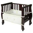 Arms Reach Furniture White Wooden Sleigh Bed Baby Crib Mattress Set
