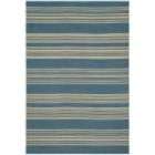 Jaipur Beach Stripes Bermuda Blue /Bermuda Blue 5x8 Rectangle Rug