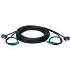 QVS 35FT ULTRA THIN VGA/HD15 W/ AUDIO FULLY WIRED CABLE