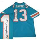   Dan Marino Signed Authentic Miami Dolphins Jersey   Teal DM AJDT