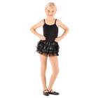 Danshuz Toddler Girls Black Dance Dress Camisole Ruffle Skirt 2 4