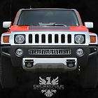 Hummer H3 05 10 Flame Bumper Chrome Style Grille Grill Insert Polished 