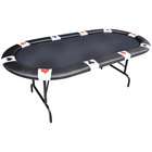 Quality Poker table with Folding legs and Suited Padded Rail