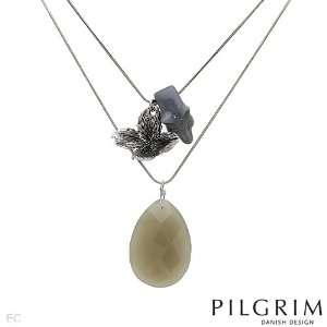 DENMARK Attractive Necklace With Simulated gems in Silver Base metal 