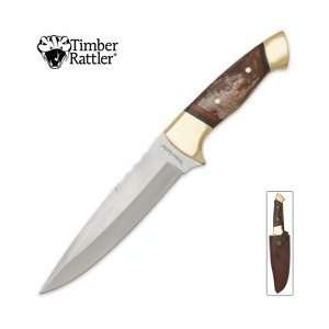  Timber Rattler Garnet Executive Skinner Knife