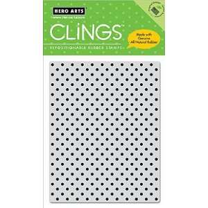  Cling Dots Remountable Rubber Cling Stamp (Hero Arts 