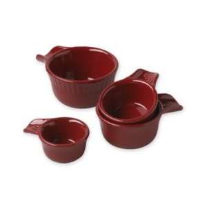  Solid Color Collection Measuring Cups, Set of 4, Red 